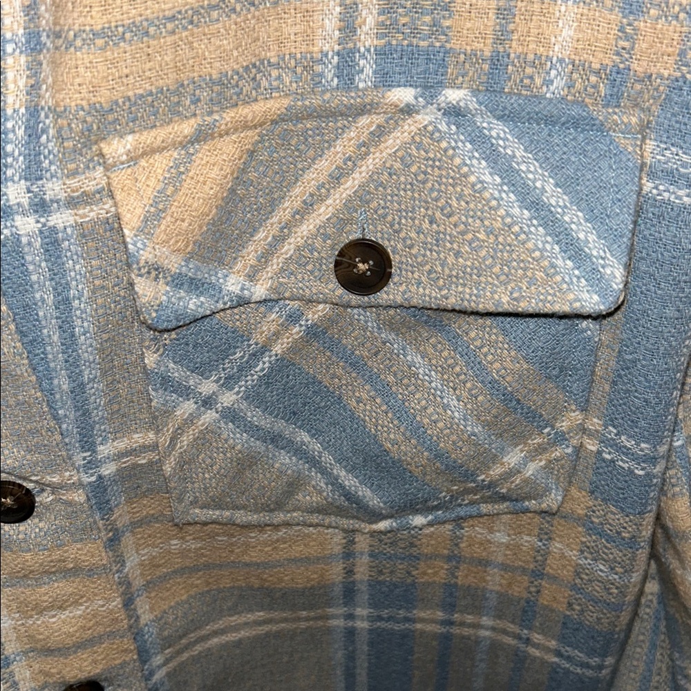 Boston Traders Plaid Button-Up Shacket - Picture 4 of 8